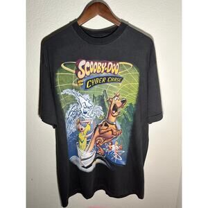 Scooby-Doo Cyber Chase 2001 Vintage Reprint Single Stitch T-shirt